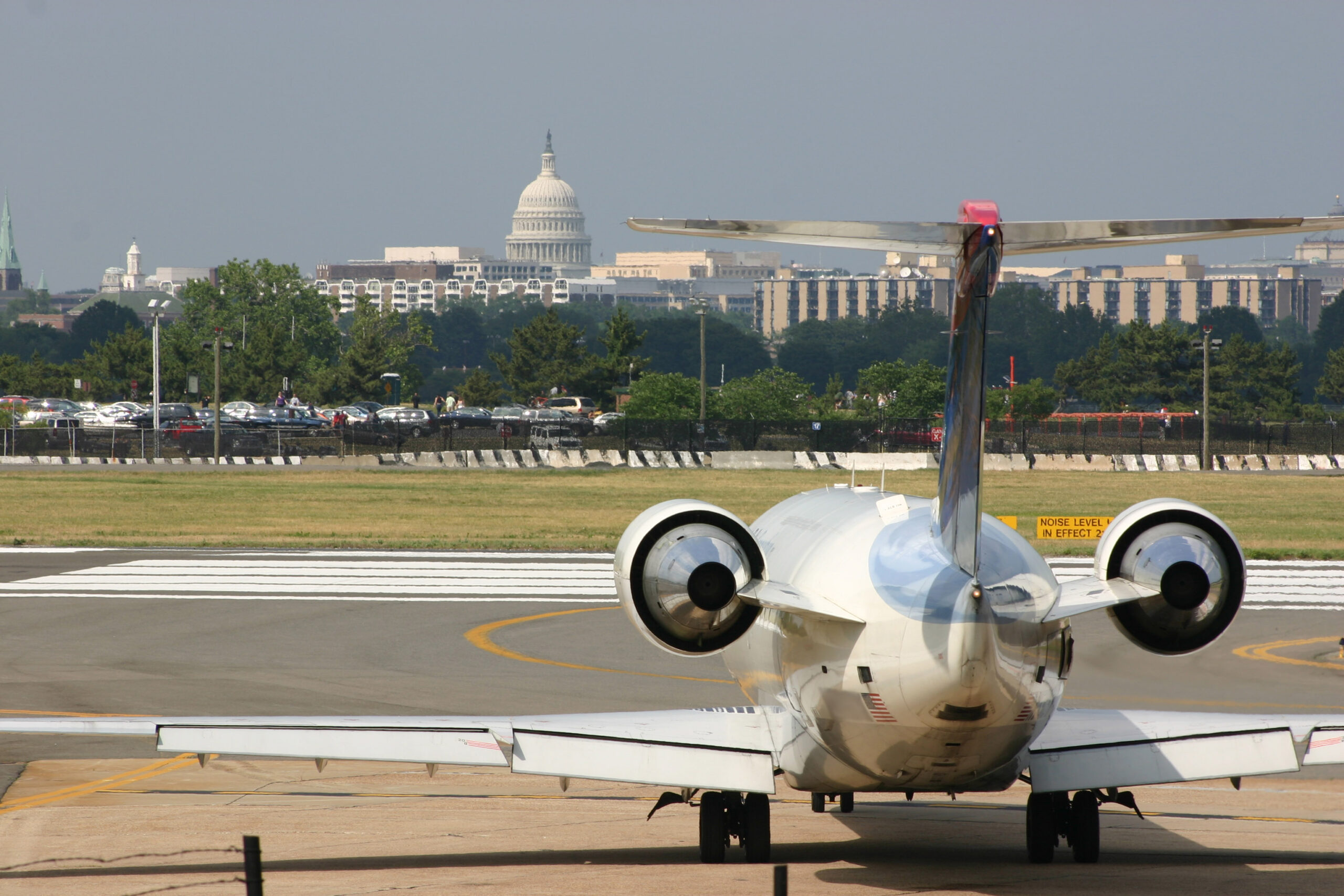 United States Capitol and Reagan National Airport